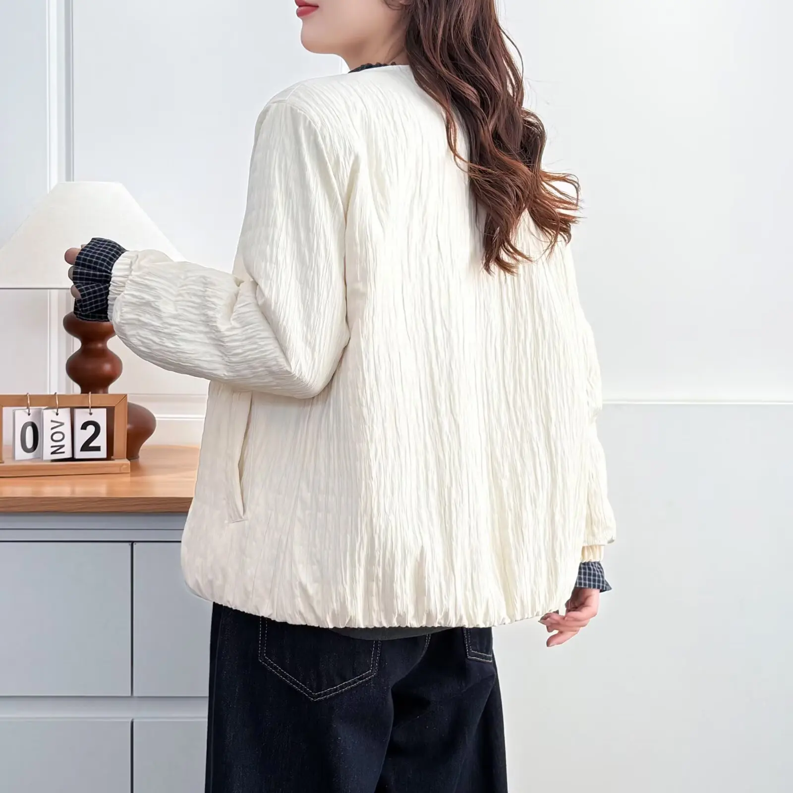 Parki damskie XXXXL Plus Size, codzienne, jesienno-zimowe, w stylu koreańskim, ocieplane kurtki 9687