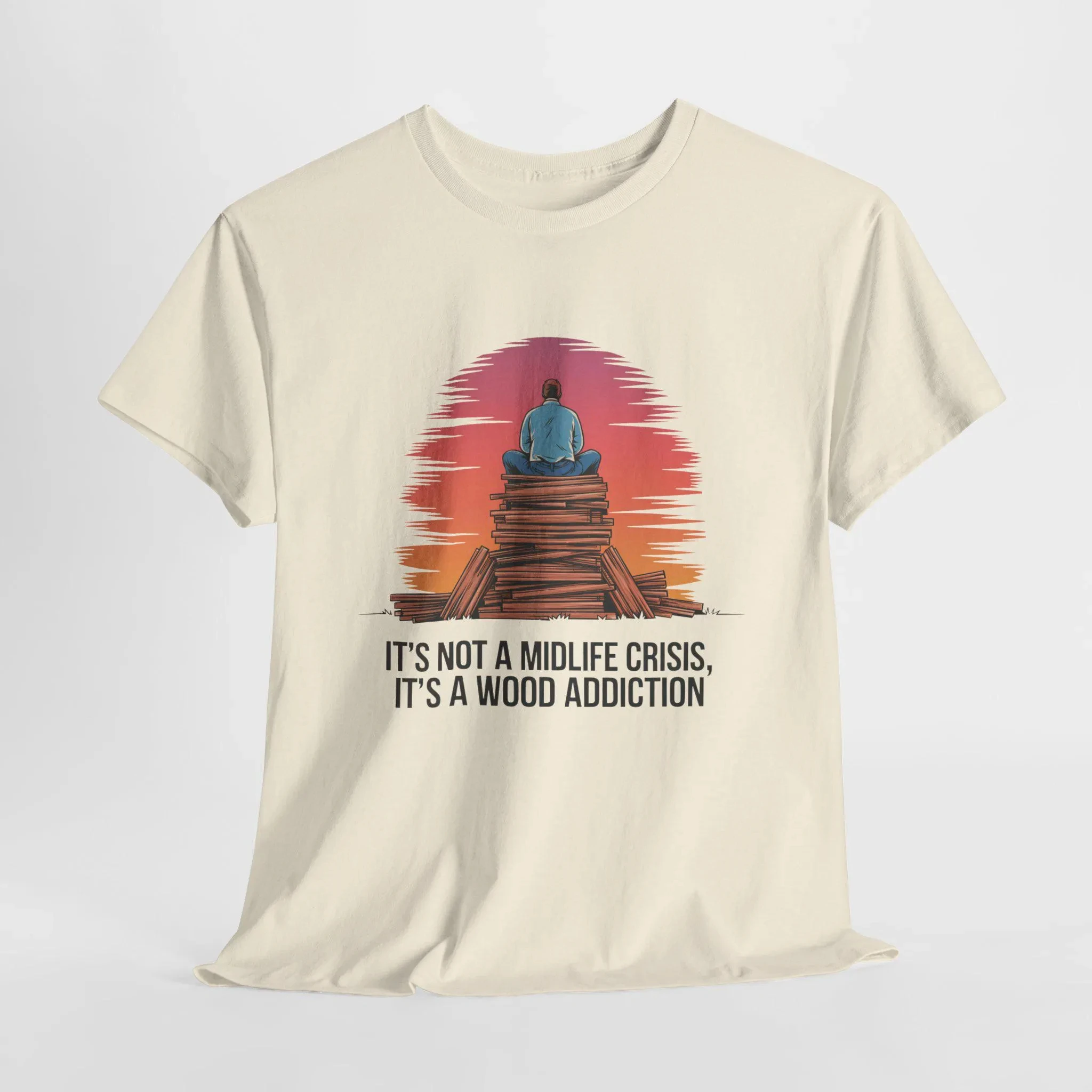 Summer Casual Fun Woodworking T-shirt | Gift for Carpenters, Woodworking Workers Comfortable and Textured