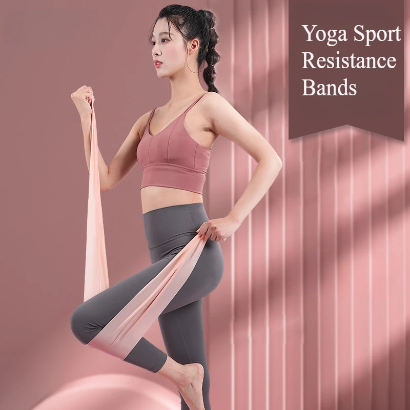 Workout Yoga Elastic Bands Portable Pilates Hip Circle Expander Bands Latex Tension Gym Family Strength Training Resistance Belt