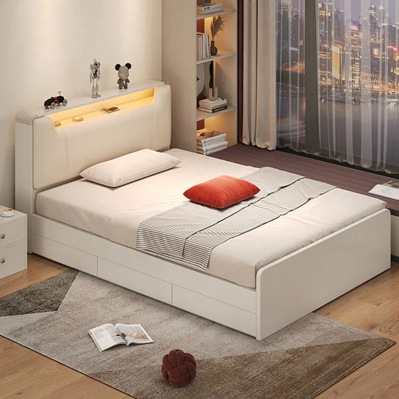 

Floor Design Bed Wooden Girls Bedroom Children Modern Luxury Baby Double Sleeping Bed Mobile Muebles Lounge Suite Furniture