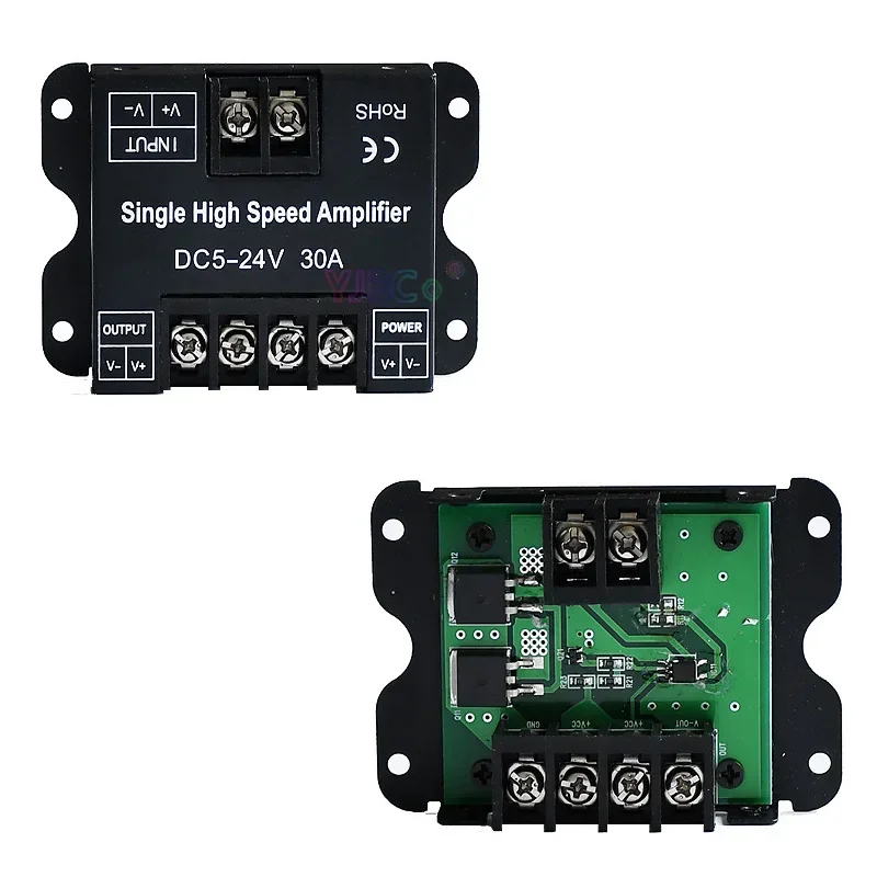 Répéteur de signal de données pour bande LED, amplificateur haute vitesse, document unique, RVB, RGBW, RVB + CCT, RGBCW, gradateur LED, 1 CH, 3/4 CH, 5V, 12V, 24V