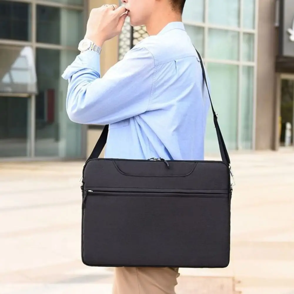 Ultra Thin Laptop Handbag with Handle Shockproof Computer Storage Bag Waterproof for 13.3-15.6inch Tablet Carry Case Daily Use