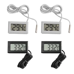 Hot Waterproof LCD Digital Thermometer Aquarium Electronic Precision Fish Tank Temperature Measuring Tool with Probe
