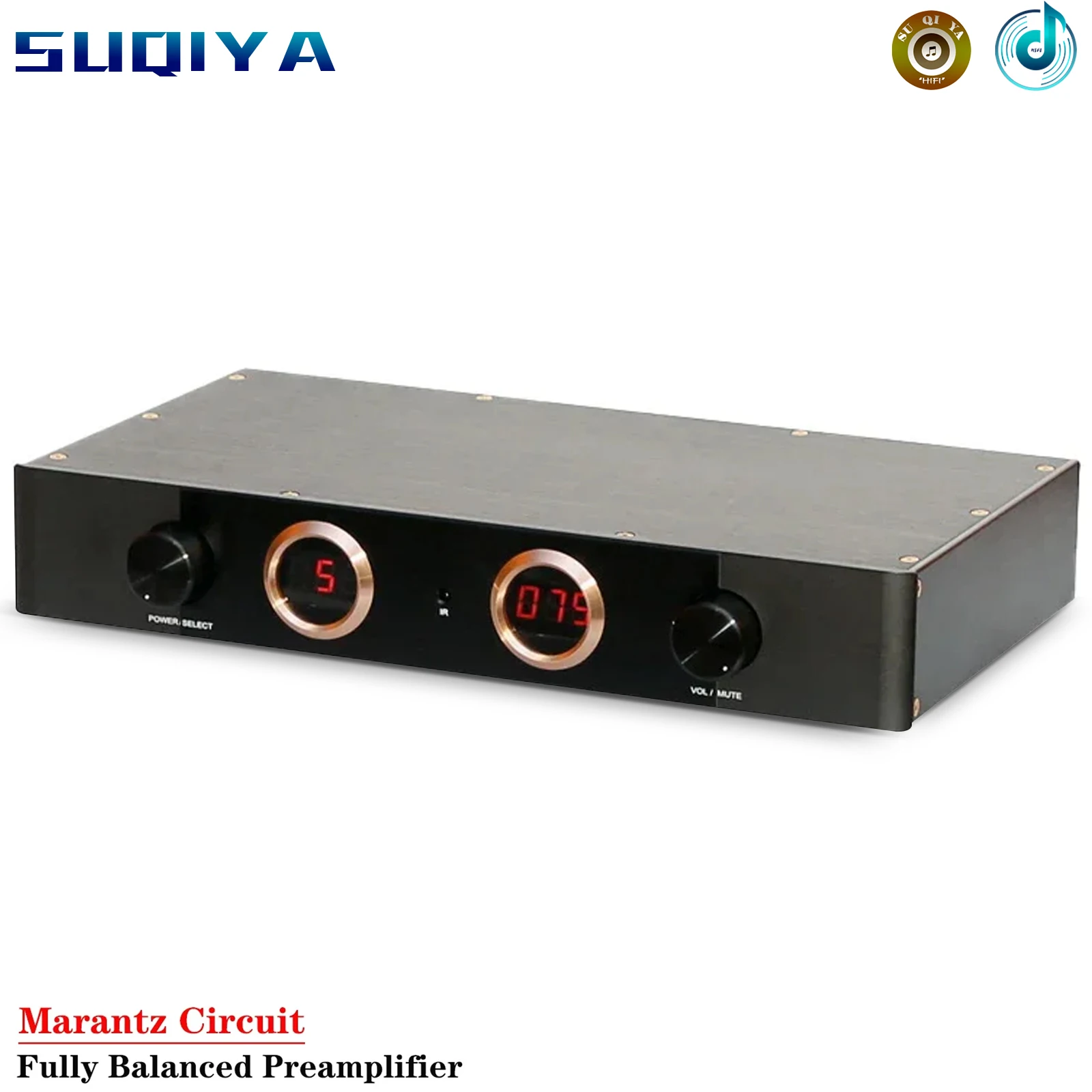 

Marantz Circuit Fully Balanced Preamplifier with Remote Control Support RCA Balanced XLR Input and Output Low Distortion HIFI