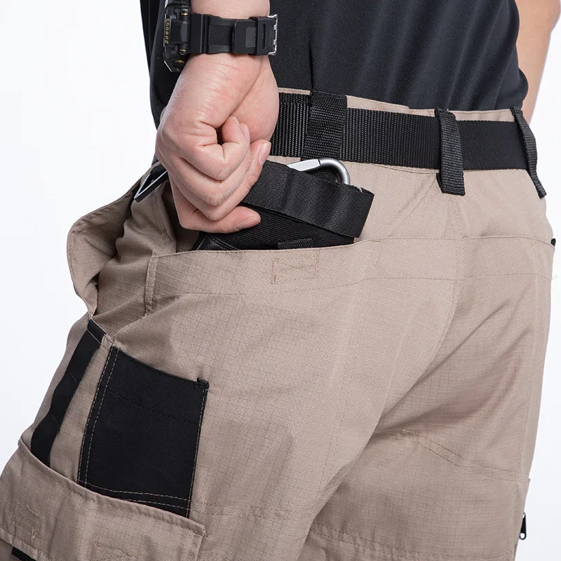 2026 Sommer Herren Militär Tarnanzug Taktisches Zweiteiler-Set Schnelltrocknend Atmungsaktiver Froschanzug Outdoor Kampf Cargo Uniform Streetwear Outfit – Detail 11