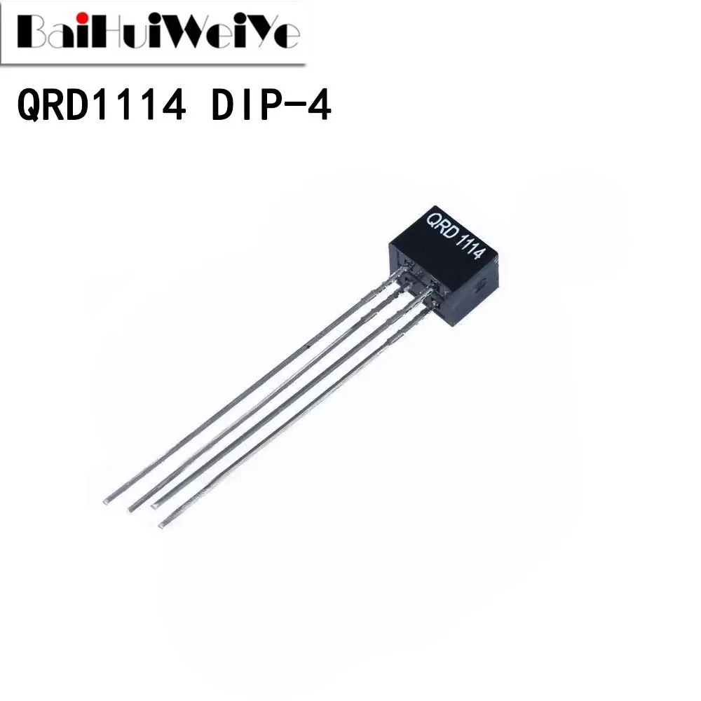 10PCS D1114 QRD1114 RD1114 1114 DIP-4 REFLECTIVE OBJECT SENSOR New Good Quality Chipset