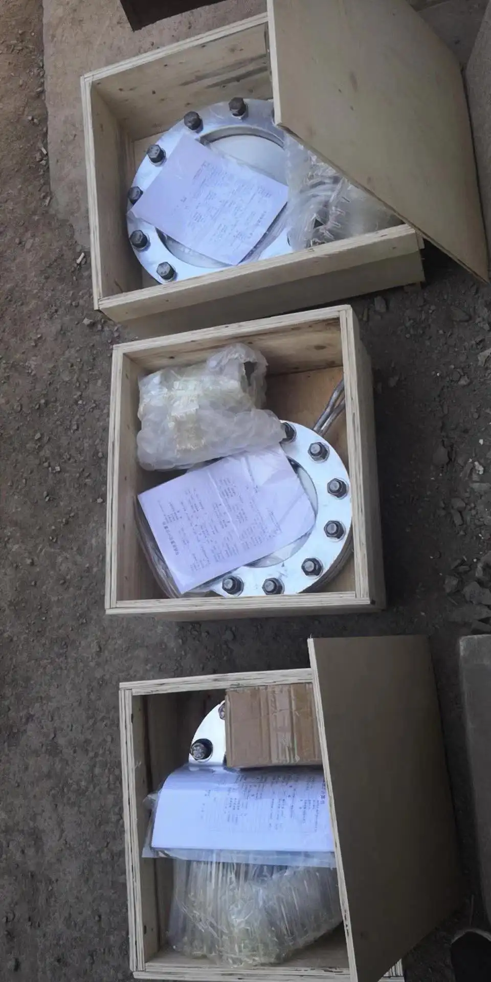 TLF SS304 DN150mm  Burner Exhaust Throttling Flowmeter Natural  Oil Air Cooling Water Orifice Plate Flow Meter