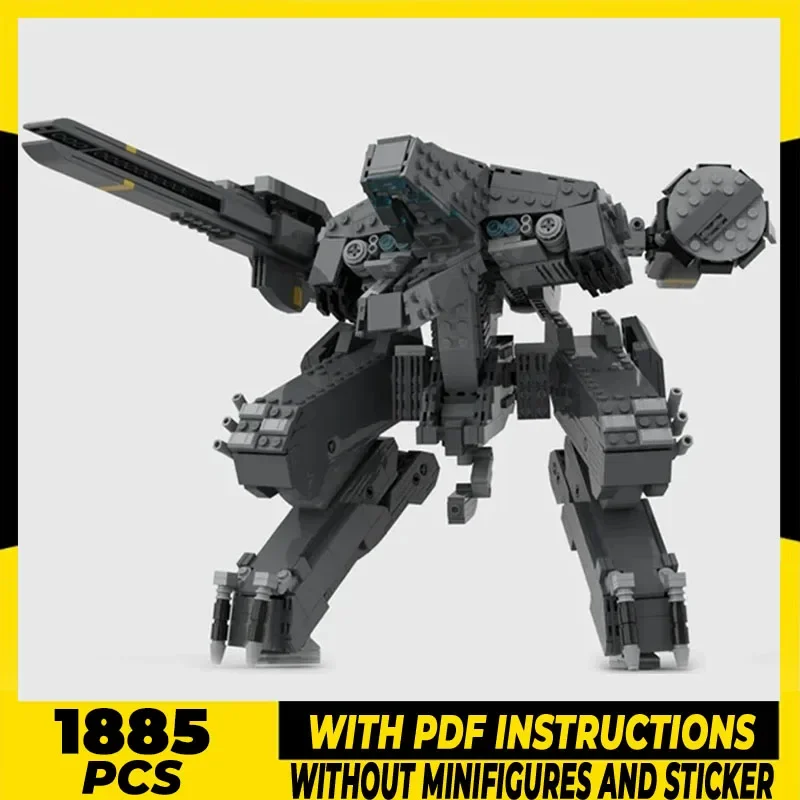 نموذج سلاح عسكري Moc قوالب بناء ميتال جير ميكا تكنولوجيا وحدات كتل هدايا عيد الميلاد اللعب لتقوم بها بنفسك مجموعات الجمعية