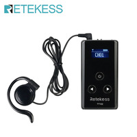 RETEKESS TT102 Portable Wireless Audio Receiver VHF 195-230MHz For Tour Guide System Conference Language Interpretation System
