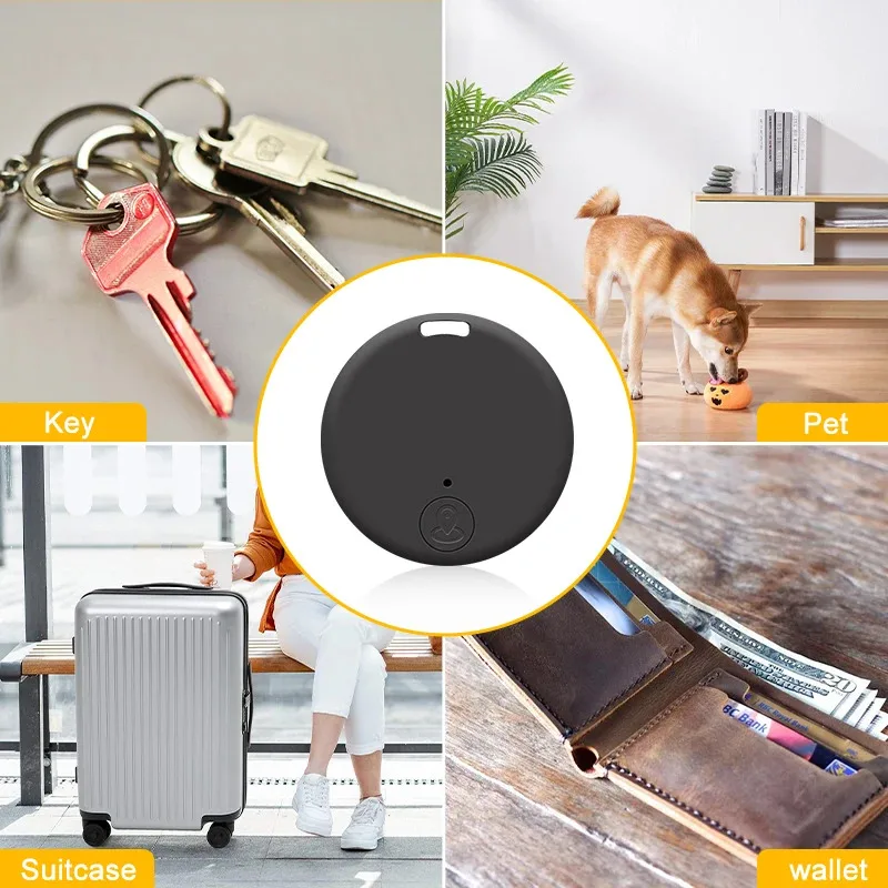GPS Tracker Device Anti-Lost Reminder For Pet Kids Bag Key Wallet Smart Bluetooth Connected IOS/ Android App Finder Locator