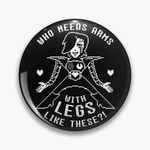 Mettaton Legs Like These Soft Button Pin Badge Clothes Gift Collar Lapel Pin Cute Creative Fashion Brooch Women Metal Jewelry