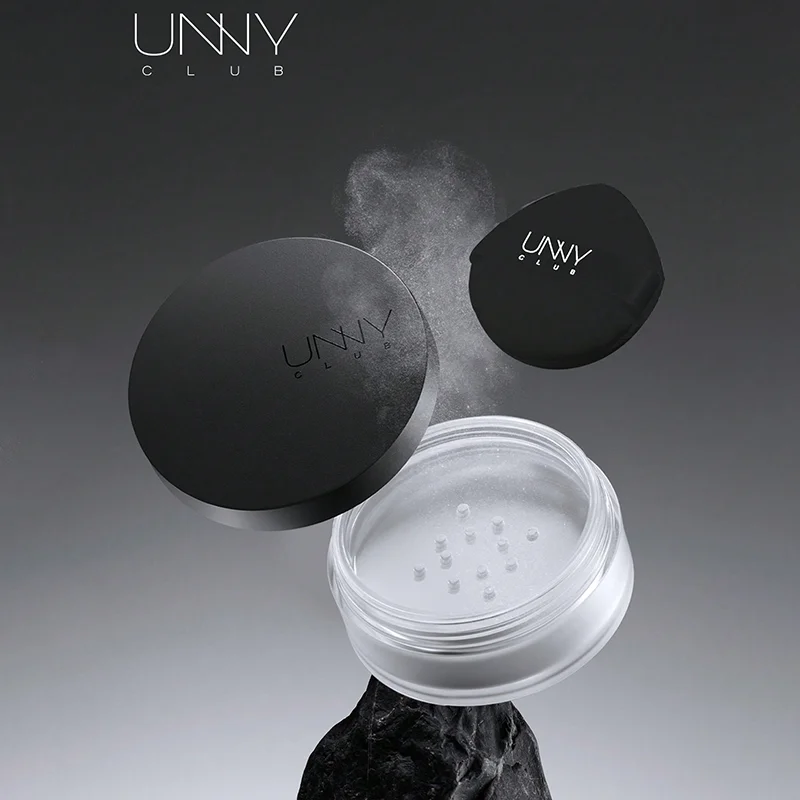 Polvo suelto de ajuste de alta definición, niebla mate, control de aceite de larga duración de 12H, efecto de enfoque suave y ligero para máscara de línea fina