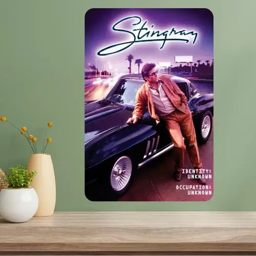Stingray 1985 Classic TV Show Metal Poster Sign