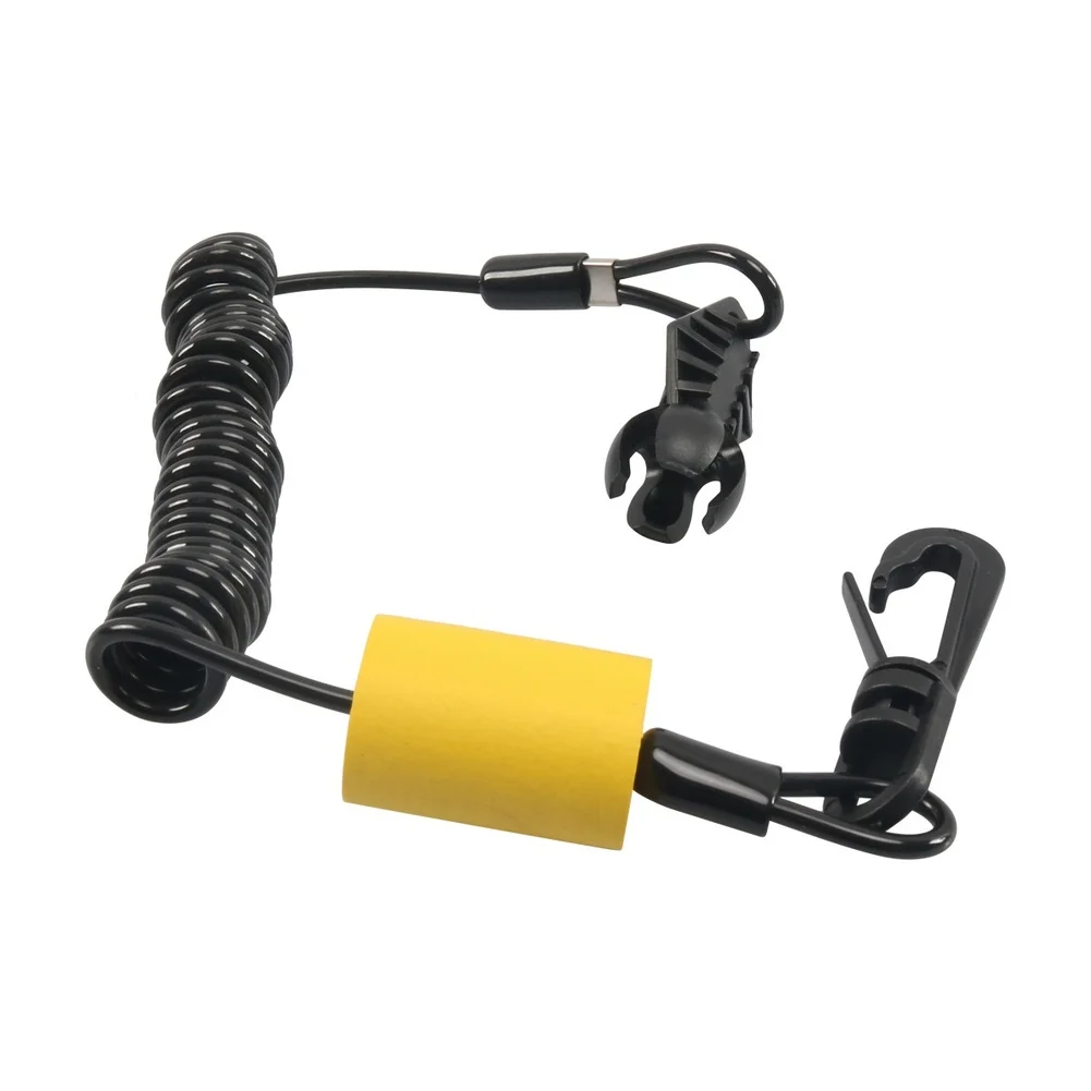 Key Cord Clip Kill Switch Lanyard Watercraft Safety Replacement Safety Lanyard For Boats Safety Lanyard Nylon Material