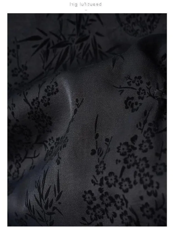 Nowa chińska marka odzieżowa Sle ort Sve irt, damska bluzka Qipao z guzikami, modny design, z paskiem, styl retro, idealna do pracy.