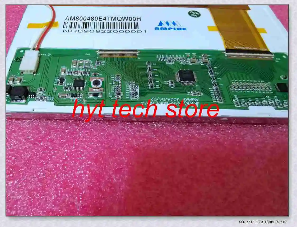 100% اختبار AM800480E4TMQW00H AM800480ETMQW00H الأصلي 7.0 بوصة كريستال اللون LCD لوحة