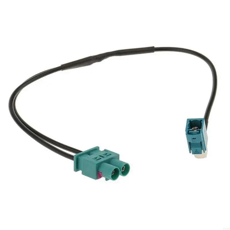 

P04D Double Fakra Male to Single Female In Car Radio Antenna Aerial Adapter