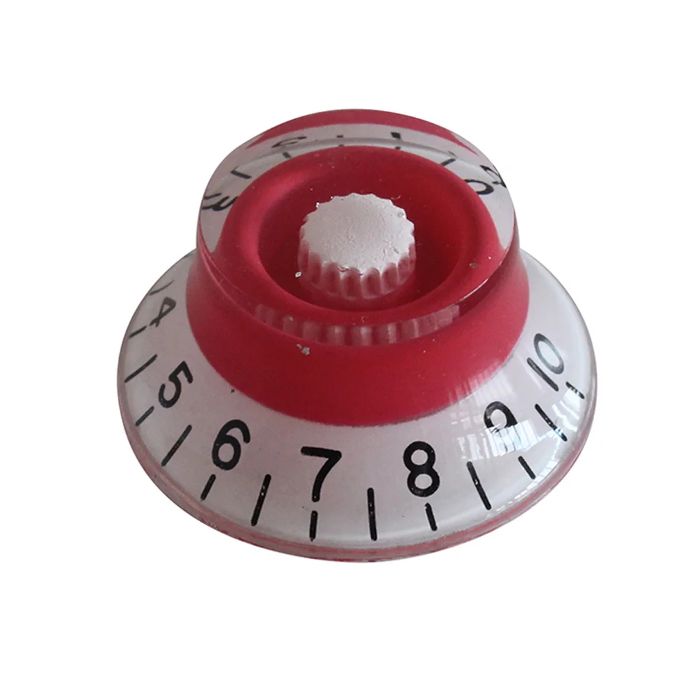 

4Pcs Professional Guitar Volume Tone Knobs High Quality Plastic Material Easy Install Electric Guitar Accessories Red
