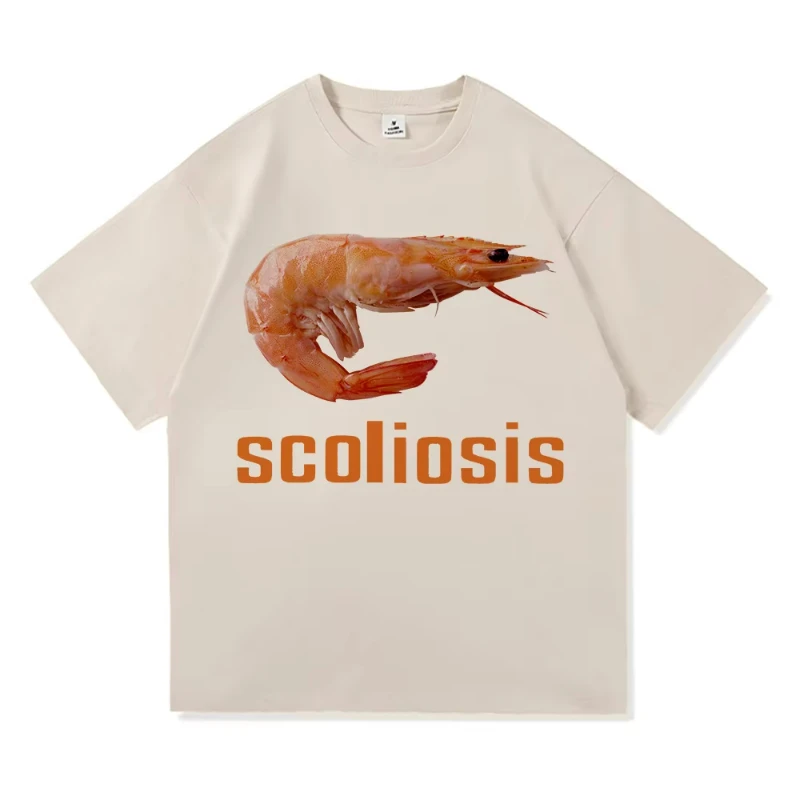 الجنف مضحك الروبيان ميمي تي شيرت حار موضة المرأة الجمالية الجرافيك تي شيرت للجنسين الشارع الشهير كول ريترو القطن تي شيرت