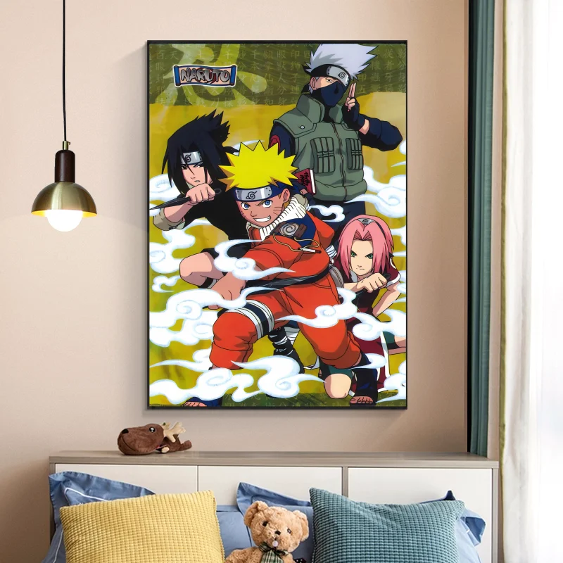 Wydruki na płótnie NATUTO Uchiha Sasuke nowoczesny dom klasyczne komiksy zdjęcia wiszące naklejki ścienne obrazy do dekoracji salonu