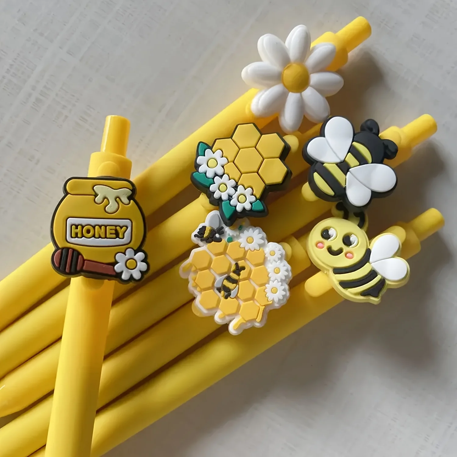 8/16-teiliges Bienen-Neutralstift-Set, schwarze Tinte, Hummel-Stift für Partygeschenke, Schul- und Bürobedarf, Geschenk für Lehrer, Bienenaufmerksam. – Detail 5