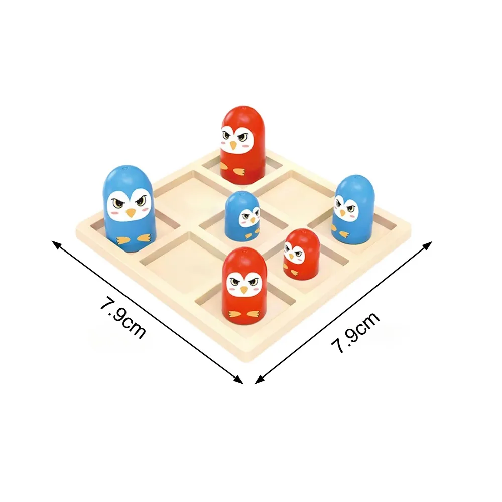 لعبة Tic TAC Toe للأنشطة الليلية الترفيهية للأطفال والكبار من سن 4 إلى 8 سنوات لعبة الداما ألعاب داخلية وخارجية ألعاب عائلية #6