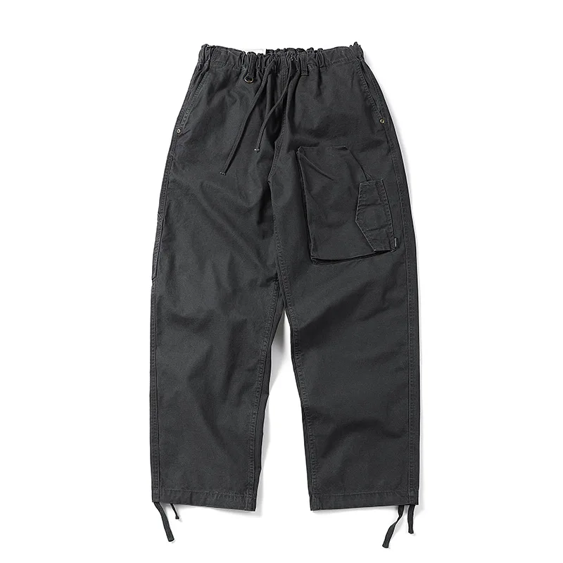 

Retro Japanese Sle Men's Casual Pants Multi-ket Straight Leg Workwear Trousers Trendy Brand Versatile Loose Fit Long Pants