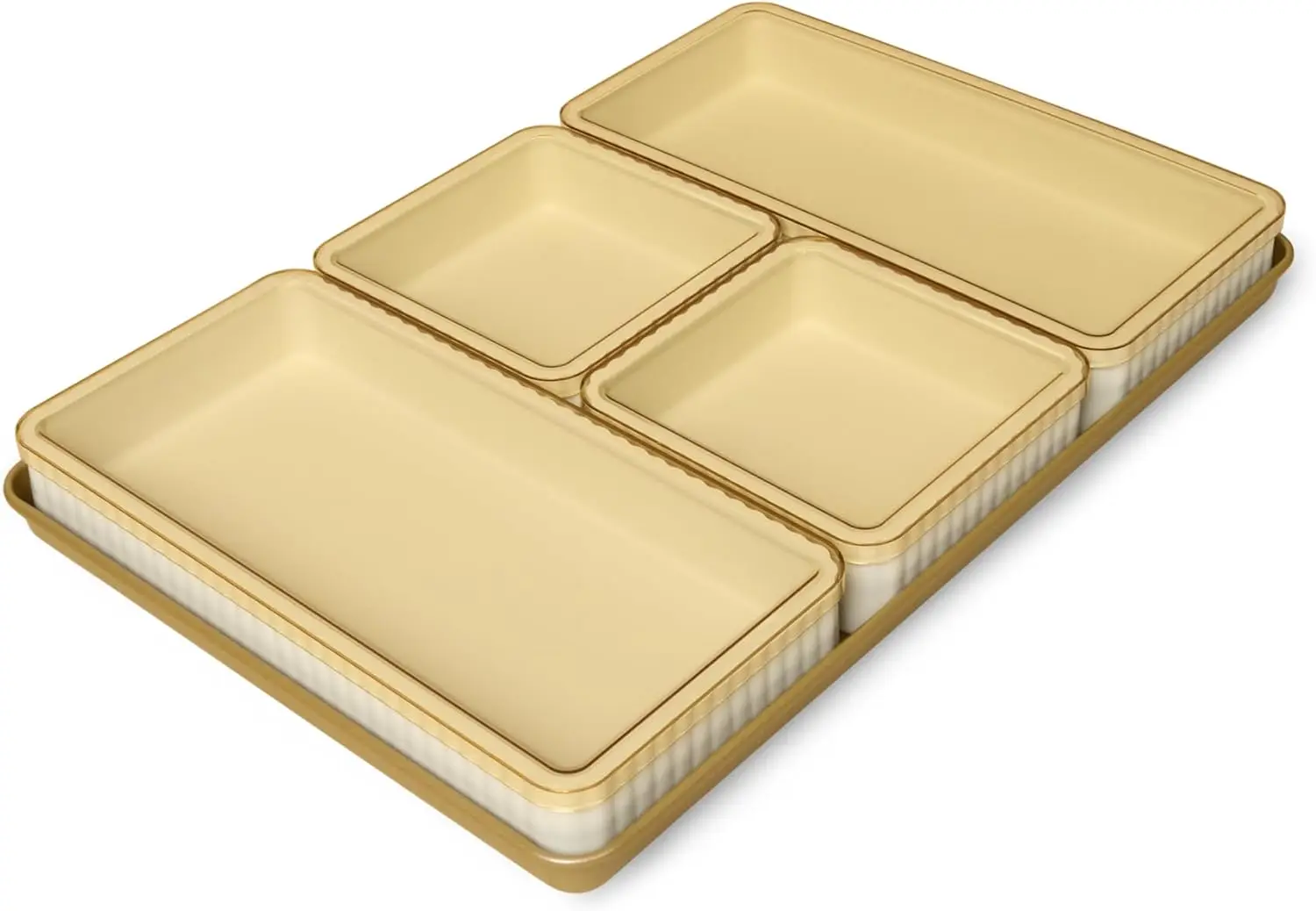 

9-Piece Non-Stick Baking Set with Silicone Trays, Lids & Sheet Pan, Oven-Safe to 450°F