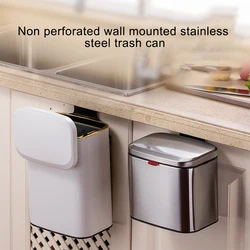 Stainless Steel Durable Kitchen Trash Can With Lid Long-lasting And Reliable Waste Management