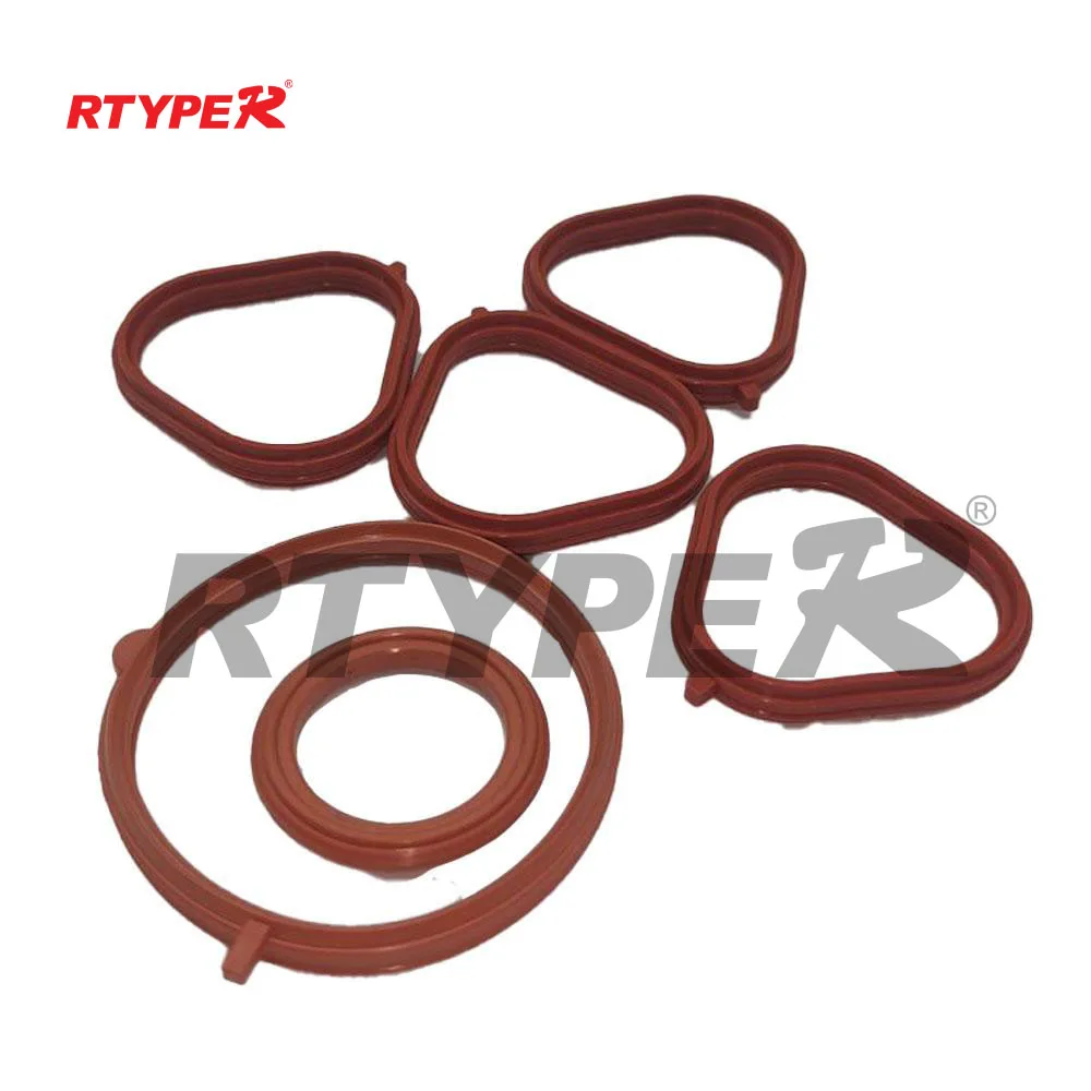 1Set (6PCS) Inlet Manifold Gasket Kit For GM Chevrolet Aveo Cruze Corolla Excelle 1.4 1.6 96461130 93740513