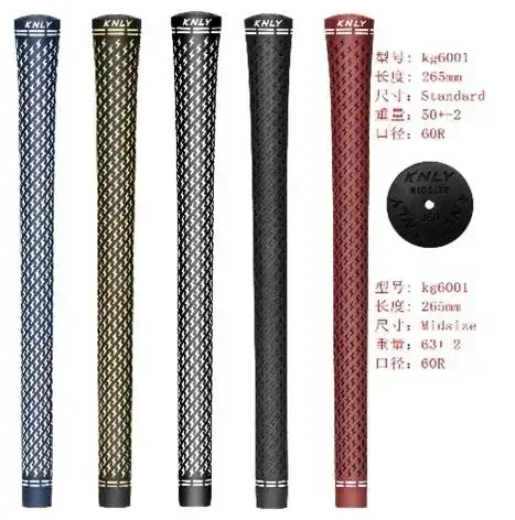 KNLY Golf Grips Set of 13,360 Lightning Pattern All Weather Performance Rubber Grip Club Anti Slip Standard/Midsize