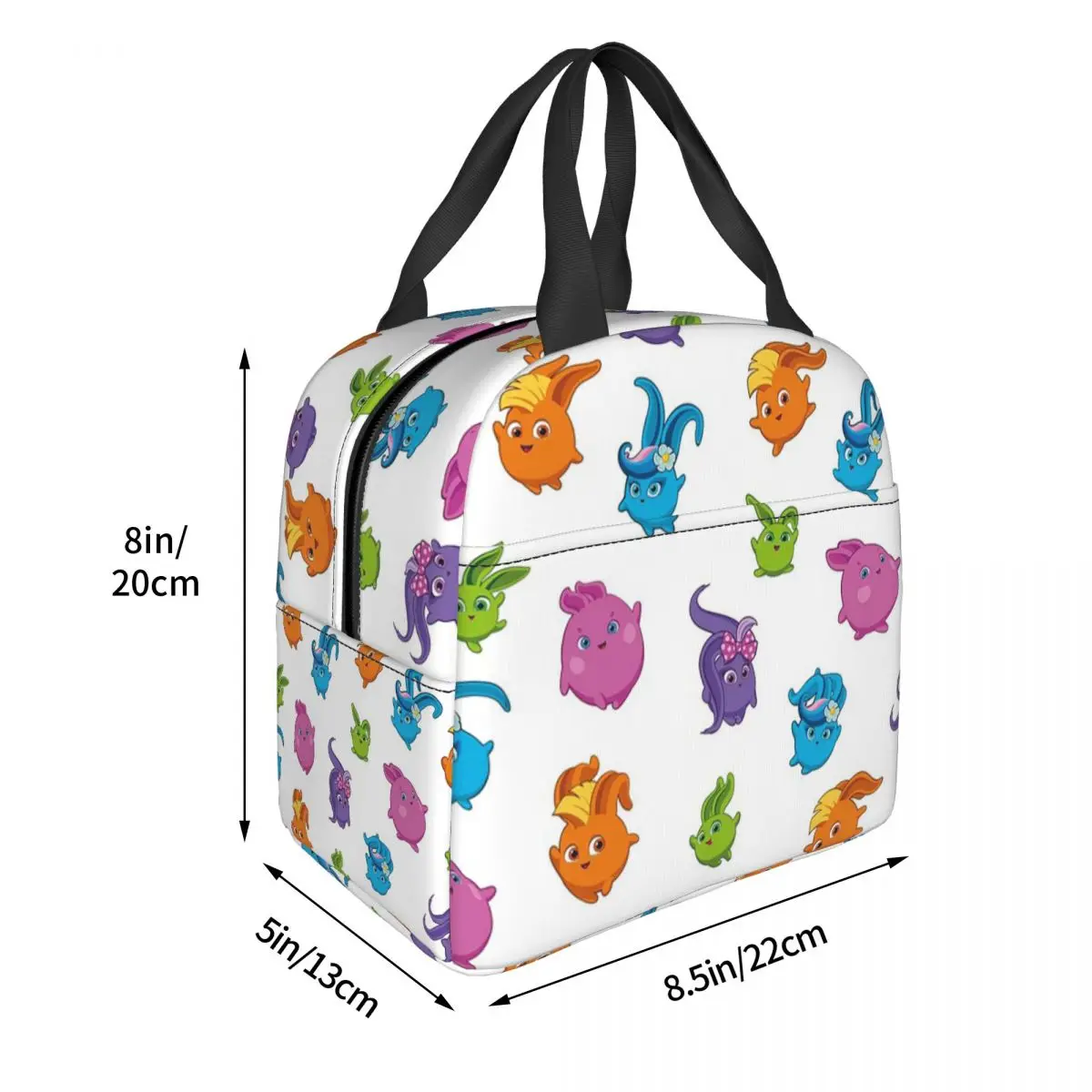 Sunny Bunnies Lunch Bags Insulated Bento Box Waterproof Lunch Tote Resuable Cooler Thermal Bag for Woman Girl Work