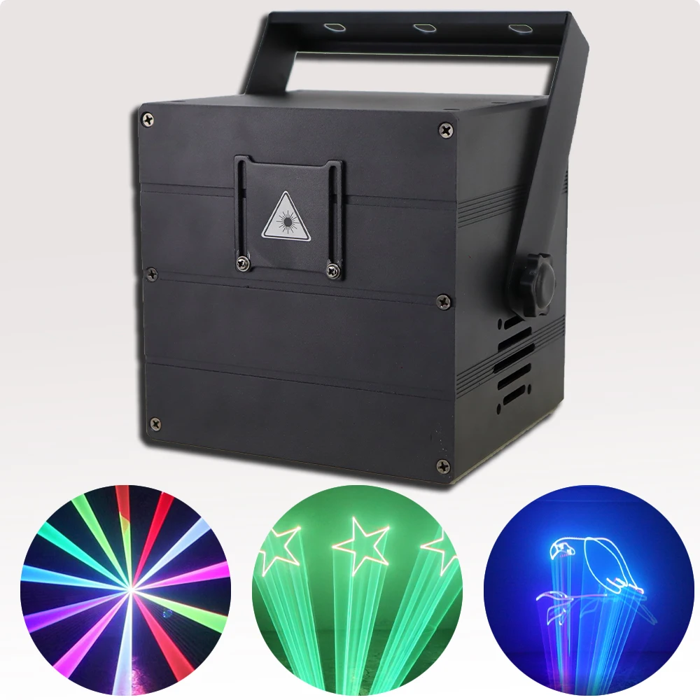 

25Kpps 4W RGB Animatie laser light Scanner Projector Laser ILDA-Protocollen DMX512 Dj Disco Podium Effect Dance Party DJ Disco