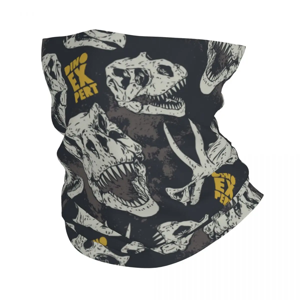 

Dinosaur Skull Thin Bandana Neck Gaiter Wrap Scarf Headband Neck Cover