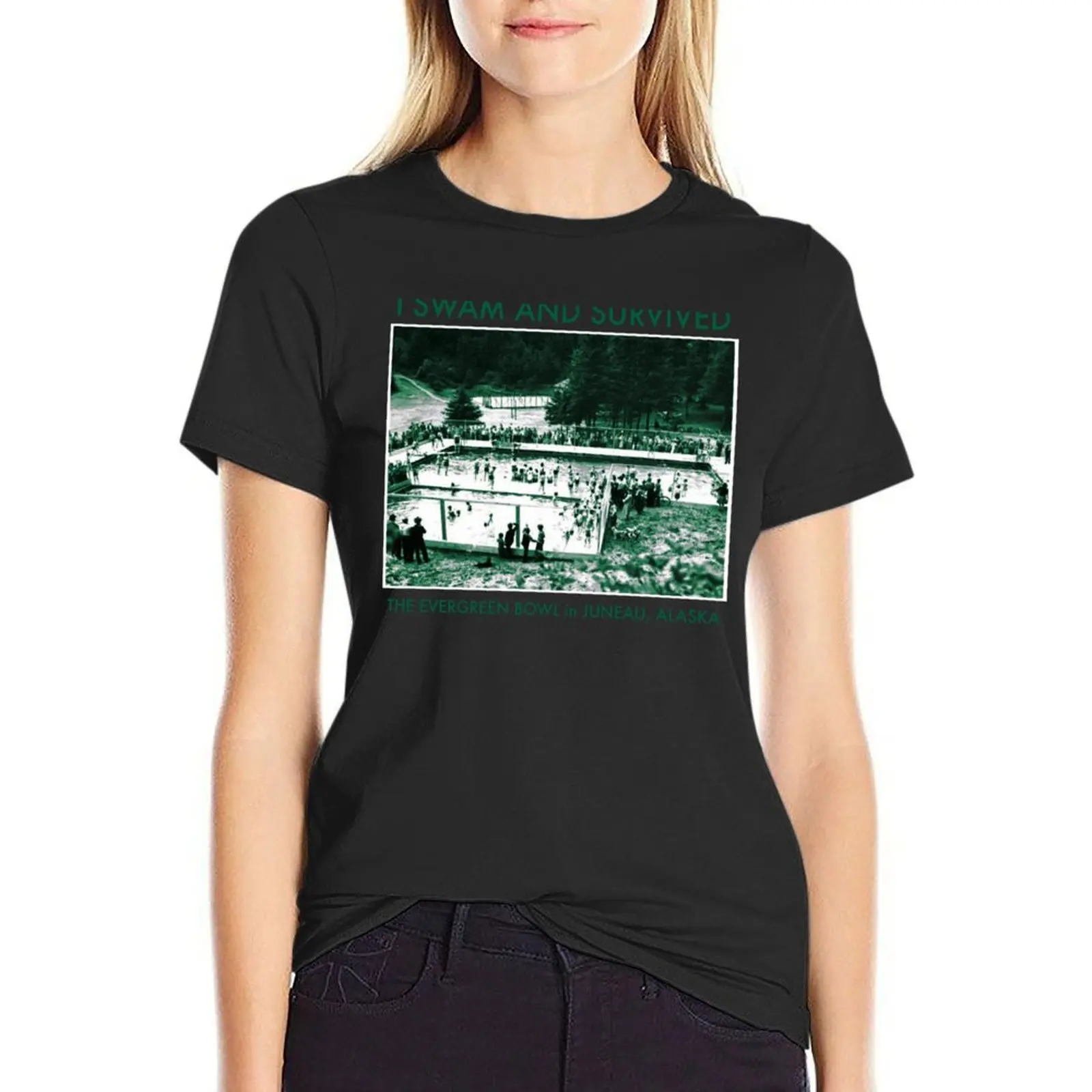 Evergreen Bowl Survivor T-Shirt graphics Aesthetic clothing T-shirts for Women