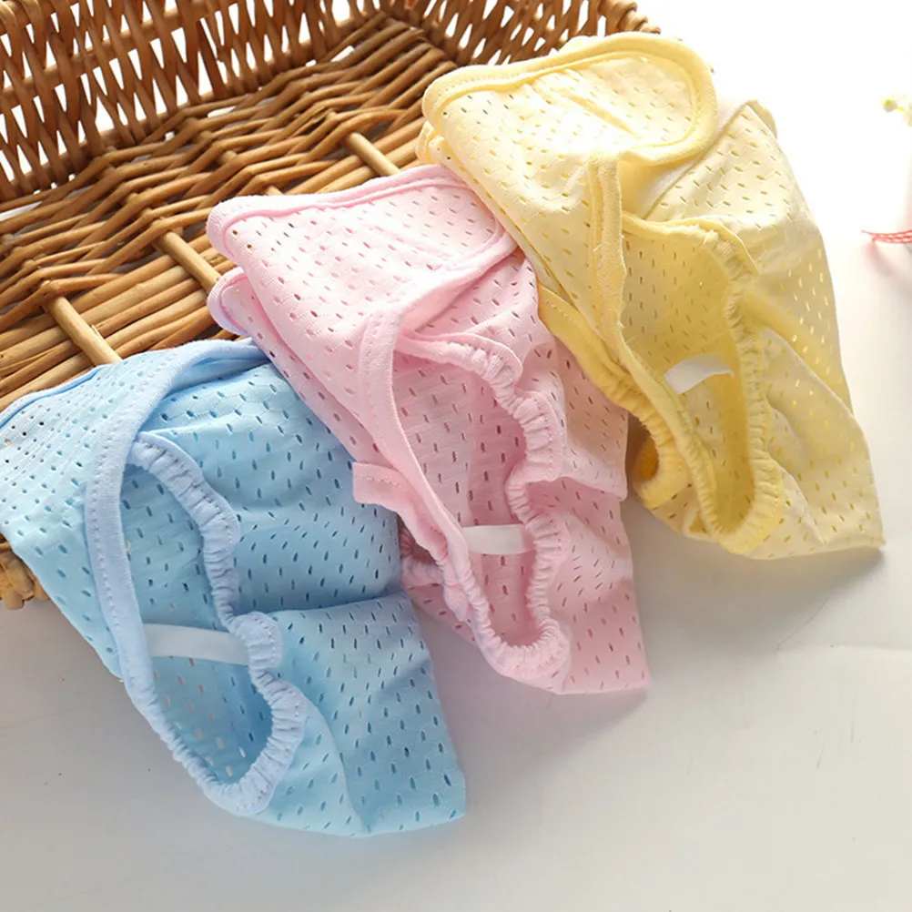1Pcs Ice Silk Mesh Diaper Size L Breathable Stretch Summer Diaper Cover Lightweight Soft Elastic Outer