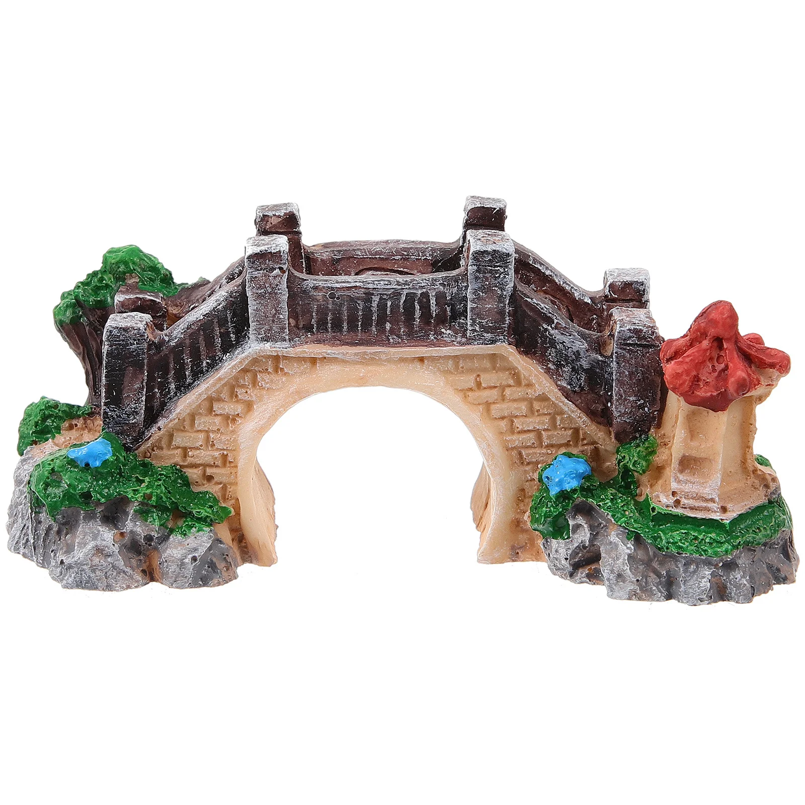 

Arch Bridge Decor Miniature Resin Bridge For Micro Landscape Gardening Diy Bonsai Aquarium Ornament Outdoor Garden Decoration