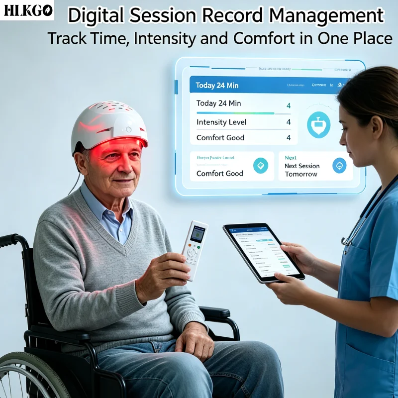 Clinical Grade 1070nm NIR Brain Helmet 436 LEDs for Sleep Improvement Mood Support Mental Health Care Home