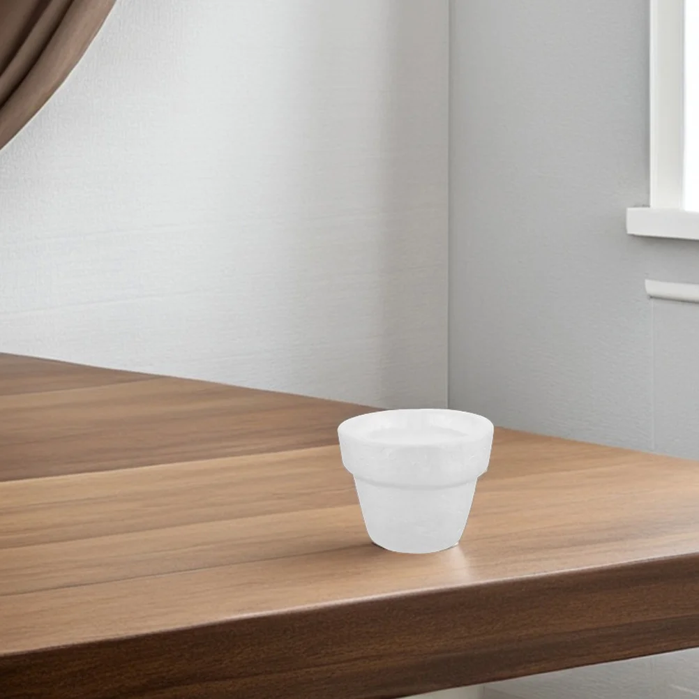 5 szt. Podstawki piankowe do doniczek, białe, do kompozycji kwiatowych, dekoracji na imprezy DIY, rękodzieła, materiały do aranżacji kwiatowych