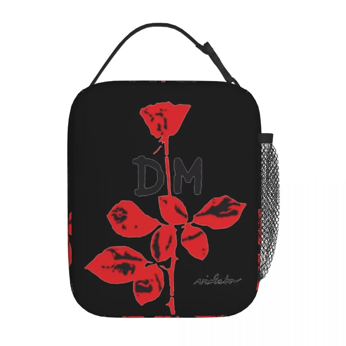 

Depeches Mode Red Roses Insulated Lunch Bag Music Food Container Bags Portable Thermal Cooler Lunch Box For School Office