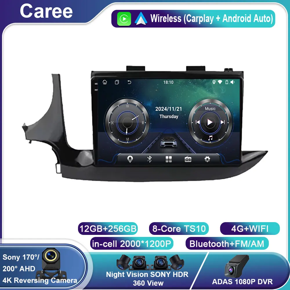 

Android For Opel Mokka X Vauxhall Buick Encore 2016 - 2019 Car Auto Radio Multimedia Video Player Carplay GPS Navigation Stereo