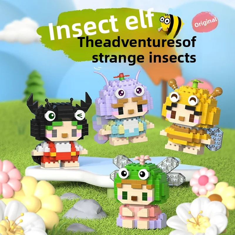 Pinguin-Miniblock, Tier-Rentier, Mikro-Baustein für Erwachsene, 3D-Modell, pädagogische Steine für Kinder, Jungen, 6-jähriges Geschenk