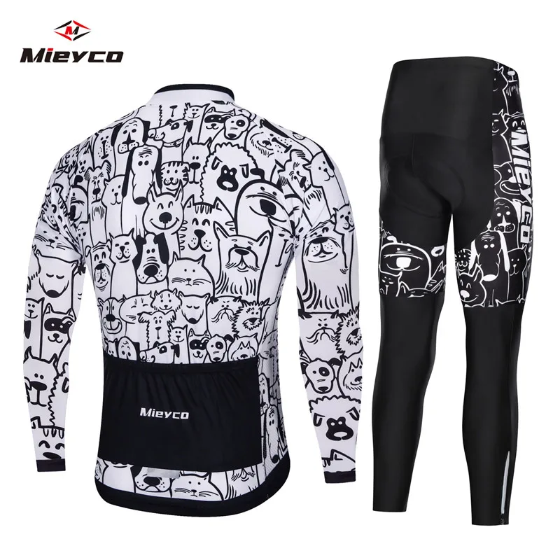Ropa Ciclismo Para Hombre Pro Bicycle Team Langarm-Radtrikot Herren-Radsport-Set Atmungsaktiver Radsportanzug – Detail 2