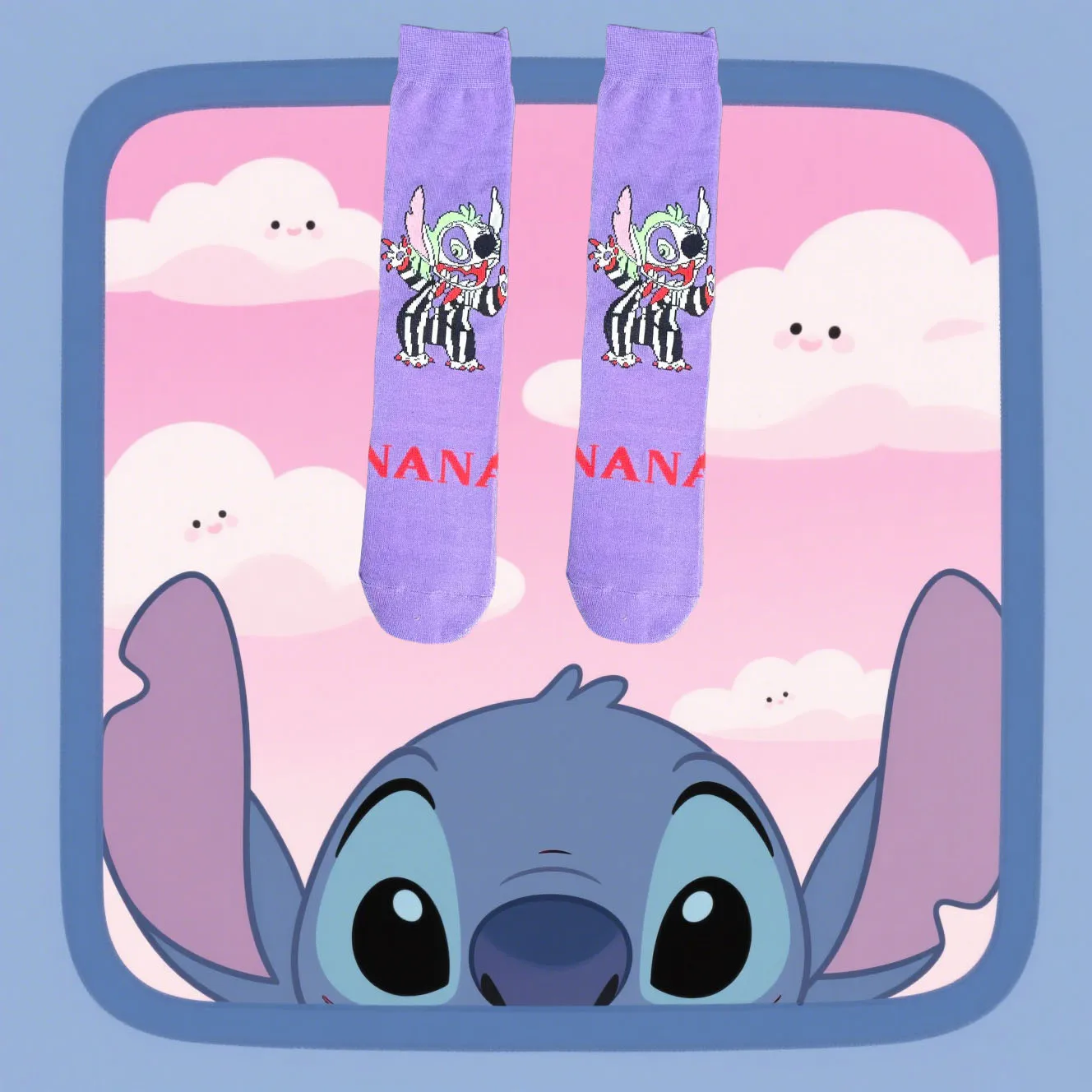 1/5 paia di emoticon simpatici cartoni animati a punto, calzini alti alla coscia lavorati a maglia, unisex, Natale e Capodanno