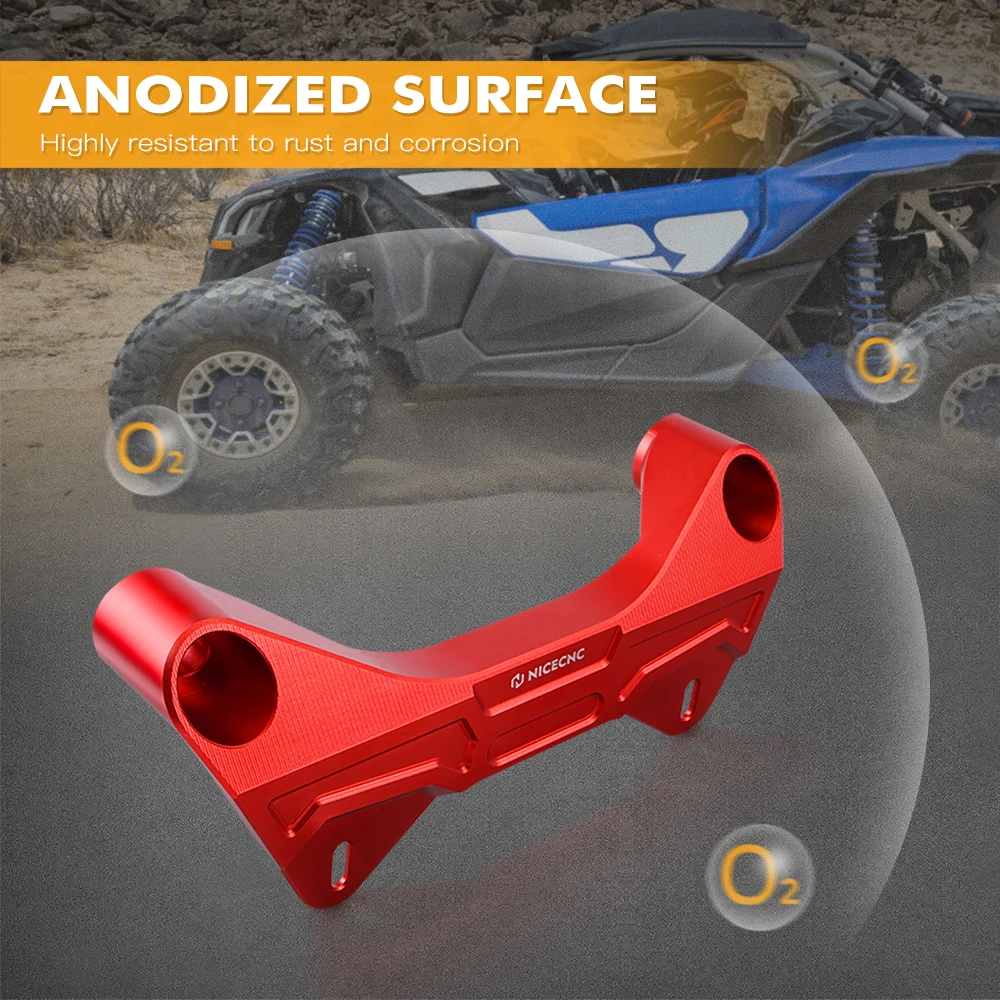 

For Can-Am Maverick X3 Max Turbo R Front Shock Absorber Bracket Upper Shock Brace Mount UTV For Can-am X3 Accessories Aluminum