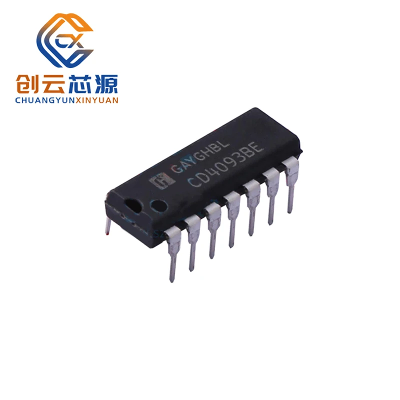 

10pcs New 100% Original CD4093BE Integrated Circuits Operational Amplifier Single Chip Microcomputer DIP-14