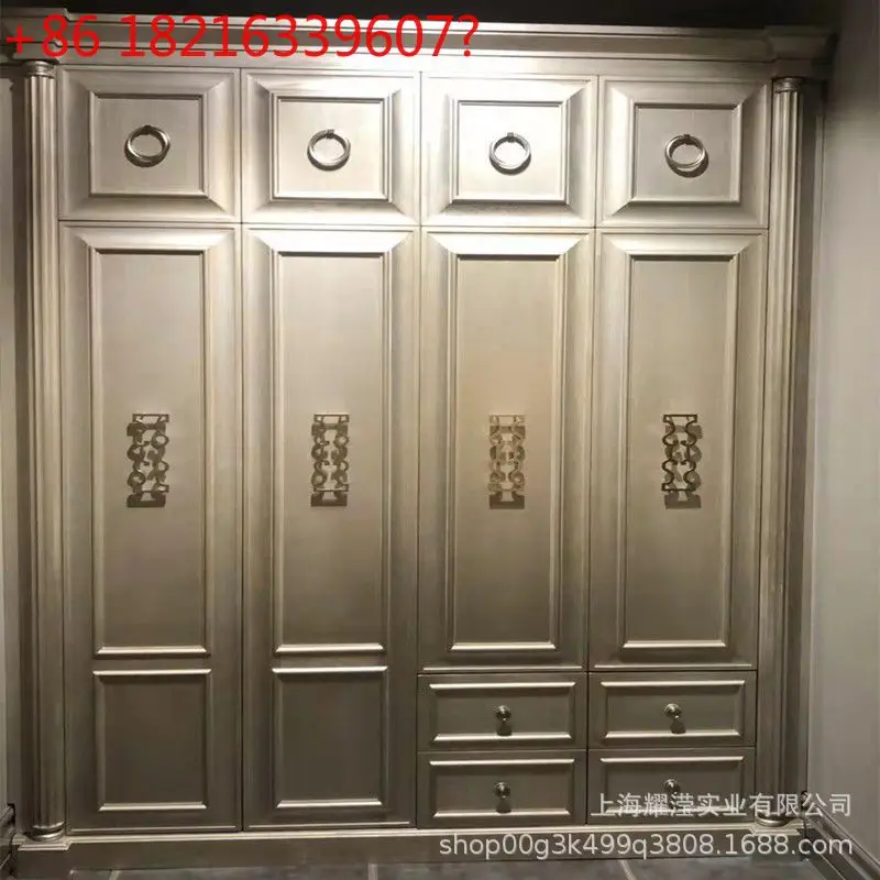 

Американский ретро-модный высококачественный шкаф для спальни из цельного дерева, современный креативный дубовый гардероб, мебель