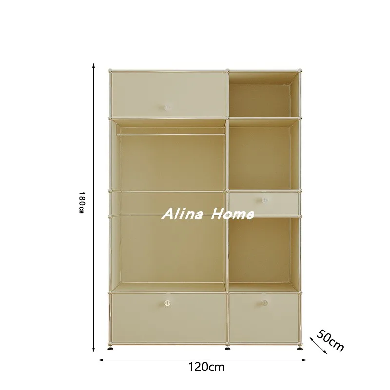 CX floor coat rack household small apartment stainless steel coat rack bedroom storage cabinet