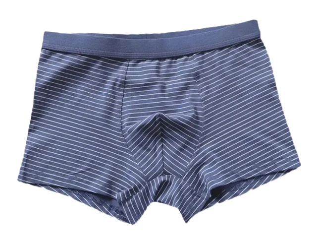 Intimo uomo slip Boxer in cotone elasticizzato uomo Boxer No Fly 2 Lay Pouch traspirante morbido asciugatura rapida pantaloni sportivi mutandine a righe AliExpress