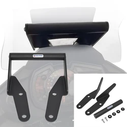 Motorbike Mobile Phone GPS Plate Bracket Stand Holder Phone Support For Kawasaki VersysX 250 300 Versys X-250 X-300 2017-2023